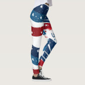 Red White and Blue USA Leggings (Rechts)