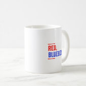 Red, White And Blueberries Patriot Dom 2025  Kaffeetasse (VorderseiteRechts)