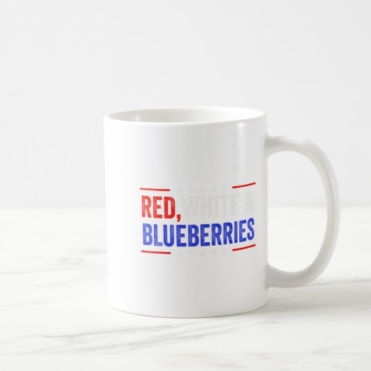 Red, White And Blueberries Patriot Dom 2025 Kaffeetasse (Rechts)