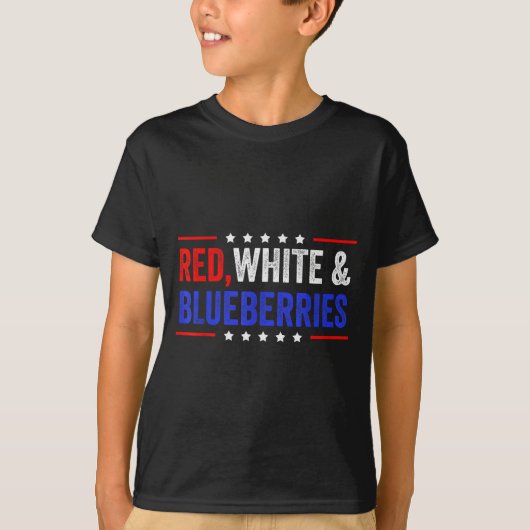 Red, White And Blueberries Patriot Dom 2025  T-Shirt (Vorderseite)