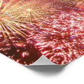 Red White and Boom Poster (Ecke)