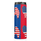 RED WHITE AND CHOW - thermal tumbler Thermosbecher (Rückseite)