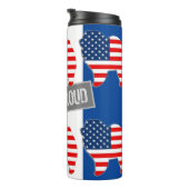 RED WHITE AND CHOW - thermal tumbler Thermosbecher (Nach rechts gedreht)