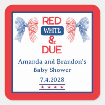 Red White and Due Amerikanische Unabhängigkeitstag