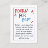 Red White and Due Books for Baby Begleitkarte (Vorderseite)