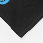 Red White and Groom Funny Wedding Party 4. Juli Fleecedecke (Ecke)