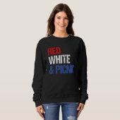 Red White and Picnic 4th of July Sweatshirt (Vorne ganz)