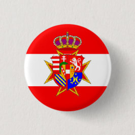 Red White Banner Großherzogtum Toskana Button