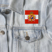 Red White Banner Großherzogtum Toskana Button (Beispiel)