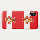 Red White Banner Großherzogtum Toskana Case-Mate iPhone Hülle (Rückseite (Horizontal))