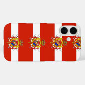 Red White Banner Großherzogtum Toskana Case-Mate iPhone Hülle (Rückseite (Horizontal))