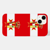 Red White Banner Großherzogtum Toskana Case-Mate iPhone Hülle (Rückseite (Horizontal))