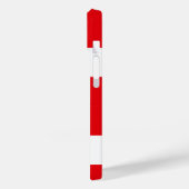 Red White Banner Großherzogtum Toskana Case-Mate iPhone Hülle (Rückseite / Links)