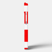 Red White Banner Großherzogtum Toskana Case-Mate iPhone Hülle (Rückseite / Links)