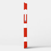 Red White Banner Großherzogtum Toskana Case-Mate iPhone Hülle (Rückseite / Links)