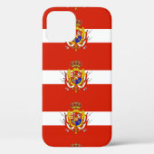 Red White Banner Großherzogtum Toskana Case-Mate iPhone Hülle (Rückseite)