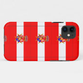 Red White Banner Großherzogtum Toskana Case-Mate iPhone Hülle (Rückseite (Horizontal))