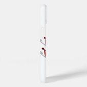 Red White Banner Großherzogtum Toskana Case-Mate iPhone Hülle (Rückseite / Rechts)