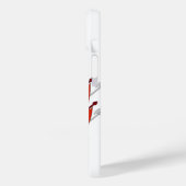 Red White Banner Großherzogtum Toskana Case-Mate iPhone Hülle (Rückseite / Links)