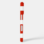 Red White Banner Großherzogtum Toskana Case-Mate iPhone Hülle (Rückseite / Rechts)