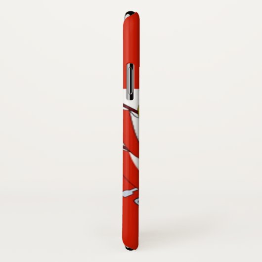 Red White Banner Großherzogtum Toskana Case-Mate iPhone Hülle (Hinten/Rechts)