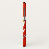 Red White Banner Großherzogtum Toskana Case-Mate iPhone Hülle (Hinten/Links)