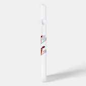 Red White Banner Großherzogtum Toskana Case-Mate iPhone Hülle (Rückseite / Links)