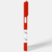 Red White Banner Großherzogtum Toskana Case-Mate iPhone Hülle (Rückseite / Rechts)