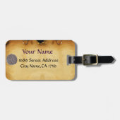 Red White Banner Großherzogtum Toskana Gepäckanhänger (Vorderseite horizontal)