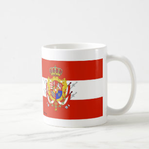 Red White Banner Großherzogtum Toskana Kaffeetasse