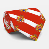 Red White Banner Großherzogtum Toskana Krawatte (Gerollt)