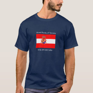 Red White Banner Großherzogtum Toskana T-Shirt