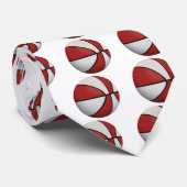 Red & White Basketball: Krawatte (Gerollt)