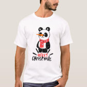 Red White Black Niedlich Illustration Christmas Pa T-Shirt (Vorderseite)