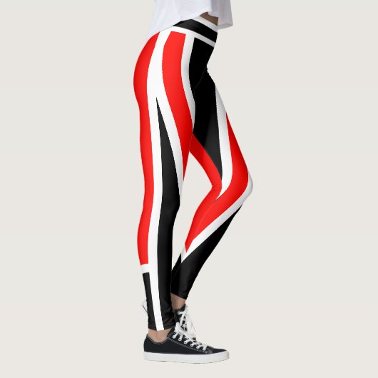 Red White Black Squad Leggings (Rechts)
