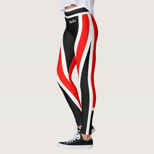 Red White Black Squad Leggings (Links)