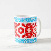 Red White Blue 4. Juli Jennifer Kaffeetasse (VorderseiteRechts)