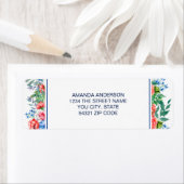 Red White Blue 4. Juli Party Rücksendeadresse (Insitu)