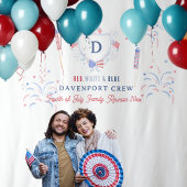 Red White & Blue | 4. Juli Wiedersehen Hintergrund Wandteppich