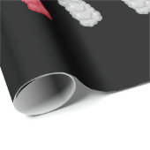 Red White Blue Air Force Flyover 4. Juli Geschenkpapier (Rolleneckpunkt)