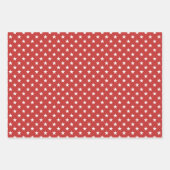 Red White Blue American 4. Juli Stars Streifen Geschenkpapier Set (Vorderseite 2)