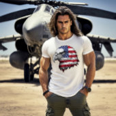Red, White & Blue American Eagle 4. Juli T-Shirt