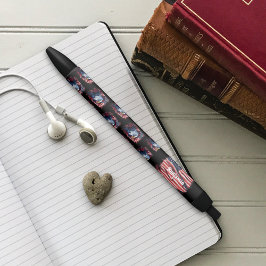 Red White Blue American Flag Eagle Rose Patriotic Kugelschreiber