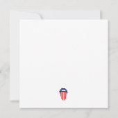 Red White Blue American Flag Mouth (Rückseite)