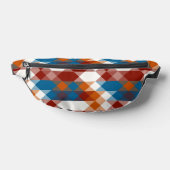red white blue and orange geometric bauchtasche (Ablage )