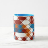 red white blue and orange geometric tasse (Zentrum)