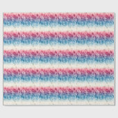 Red White Blue Artistic USA Patriotic Design Geschenkpapier (Flach)
