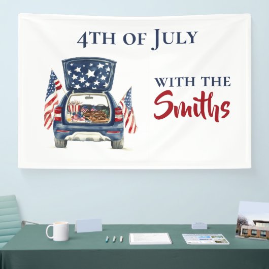 Red White & Blue Banner (Messe)