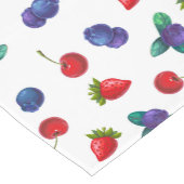 Red White Blue Berries Kurzer Tischläufer (Ecke)