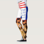 Red White Blue Black and Beautiful American Leggings (Links)